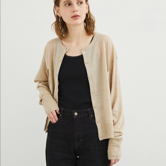 THE AD+ Studious Merino Blend Cardigan - Picture 16 of 16